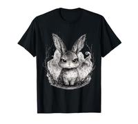 Arte spettrale di Alt Goth Bunny Moody Rabbit Lover Maglietta
