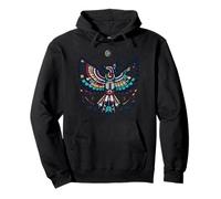 Arte Spirituale Thunderbird Mistico Uccello del Potere Felpa con Cappuccio