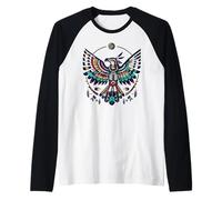 Arte Spirituale Thunderbird Mistico Uccello del Potere Maglia con Maniche Raglan