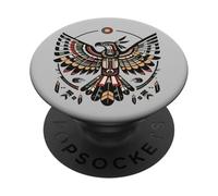 Arte spirituale Thunderbird Mistico Uccello del Potere PopSockets PopGrip Adesivo