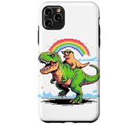 Arte Stile Pixel Leone Marino T-Rex Tirannosauro 8 Bit Custodia per iPhone 11 Pro Max