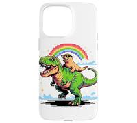 Arte Stile Pixel Leone Marino T-Rex Tirannosauro 8 Bit Custodia per iPhone 15 Pro Max