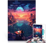 Arte su Internet puzzle 1000 pezzi per adulti Aiuta il cervello ad allenare i giocattoli che creano dipendenza per coltivare la pazienza decorazione murale 38x26cm