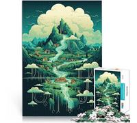 Arte su Internet Puzzle da 1000 pezzi per adulti Giocattoli che creano dipendenza e sfidano l'intelligenza del cervello Regali di Babbo Natale segreto 38x26cm