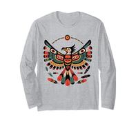 Arte Tribale dei nativi Americani Thunderbird Maglia a Manica