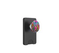 Arte urbana colorata e funky dello skyline di New York PopSockets PopWallet per MagSafe