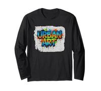Arte Urbana, Graffiti, Tipografia Street Style Maglia a Manica