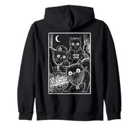 Arte Urbana retrò Meow Gang Thug Cats Scratch Life Felpa con Cappuccio