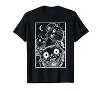 Arte Urbana retrò Meow Gang Thug Cats Scratch Life Maglietta