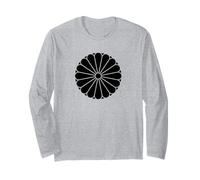 Arte vettoriale Kiku Chrysanthemum Imperial Mon Black Maglia a Manica