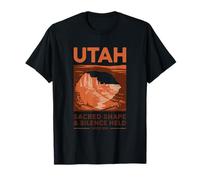 Arte Vintage del Utah: Forma Sacra e Silenzio dal 1896 Maglietta