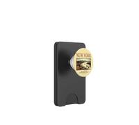 Arte Vintage di New York: Acqua e Luce Inquieta PopSockets PopWallet per MagSafe