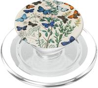 Arte vintage: Lepidotterologia: farfalle e falene PopSockets PopGrip per MagSafe