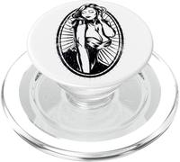 Arte vintage stile tatuaggio retrò Pin Up Girl PopSockets PopGrip per MagSafe