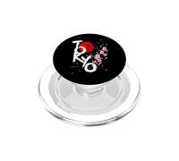 Arte vintage Tokyo Giappone Sakura rosso sole pennellata PopSockets PopGrip per MagSafe