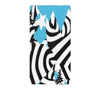 Arte Zebre Stile Stella Lenzuolo per Culla Bambini Morbido Cotone Adatto per Materassi Box Bambini
