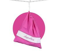 ARTEA DI ALICE Sacca Asilo Personalizzata - Zaino per Bambina e Bambino, Sacca Palestra con Nome - Idea Regalo Zainetto Asilo Bambino (FUXIA)