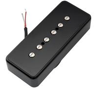 Artec ASA90 Alnico 5 P90 SoapBar Pick Up Single Coil Ponte 7,5K per Chitarra Elettrica, Nero