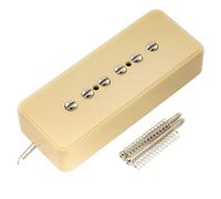Artec ASA90 Alnico 5 Pick Up P90 Soapbar Single Coil Manico 7,5K per Chitarra Elettrica, Crema