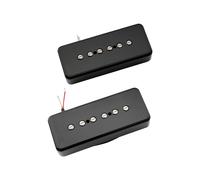 Artec ASA90 Black Alnico 5 P90 Soapbar Single Coil Guitar Neck Bridge Pickup Set