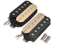 Artec HBA115 Alnico 5 Scoperto Pick Up Humbucker Set per Chitarra Elettrica, Zebra