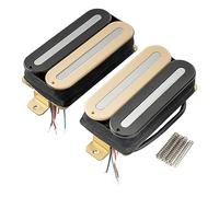Artec HXTN Super Power Dual Hot Rail Ceramico Pick Up Humbucker Manico Ponte Set per Chitarra Elettrica, Zebra