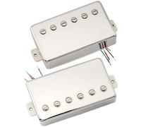 Artec LPA210 Alnico 5 Coperto Set Pick Up Humbucker Manico Ponte per Chitarra Elettrica tipo Les Paul, Nickel
