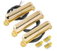 Artec LSA70 Alnico 5 Pick Up Lipstick Single Coil Manico Centrale Ponte Set per Chitarra Elettrica tipo Strat, Dorato