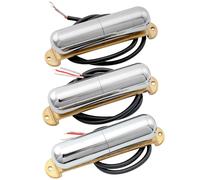 Artec LSA70-CR Chrome Alnico 5 Lipstick Single Coil Pickups Set For Strat Guitar