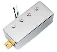 Artec MVBA4 Alnico 5 Coperto Pick Up Humbucker Manico 8,6K per Basso Elettrico 4 Corde tipo LP o EPI, Cromato