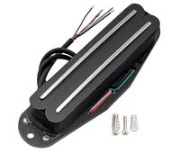 Artec SBA73C Alnico 5 Hot Rails Pick Up Humbucker Forma Single Coil Manico Centrale Ponte 12K per Chitarra Elettrica tipo Strato, Rail Cromato