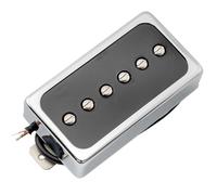 Artec SHA66C Alnico 5 Splendor LP Single Coil Pickup Manico 8K per Chitarra Elettrica tipo Les Paul, Cromato/Nero