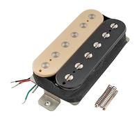 Artec VH-Rock Alnico 5 Scoperto Pick Up Humbucker Ponte 11,6K per Chitarra Elettrica, Zebra