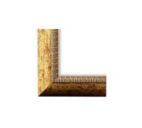 Artecentro Cornice Classica per Diploma- Laurea- Certificato - Foto - Grafica Cornice Artigianale con o Senza passepartout Vari Formati e Colori (29,7 x 42 (A3), Oro Antico)