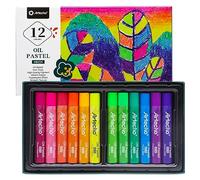 Artecho - Set di 12 Neon Pastelli ad Olio per Pittura Artistica, Disegno, Miscelazione, Ombreggiatura, Forniture d'arte per Principianti, Adulto, Ottimo Regalo di Natale.