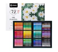 Artecho - Set di 72 Strong Colori Pastelli ad Olio per Pittura Artistica, Disegno, Miscelazione, Ombreggiatura, Forniture d'arte per Principianti, Adulto, Ottimo Regalo di Natale.