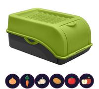 ARTECSIS Porta Patate, Verde, Contenitore Patate + 6 Adesivi - Organizzatore per Patate, Cipolle e Aglio - Capacità 3,5 Litri