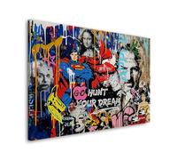 ARTEDinoi Quadro Moderno Stampa su Tela Pop Art Style Canvas Dimensione 90x60x2cm