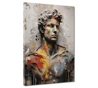 ARTEDinoi Quadro Moderno Stampa su Tela Statua di Alessandro Magno Canvas Dimensione 60x80x2cm