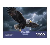 Artee con aquila in volo Animale 1000 Pezzi Adulto Puzzle Jigsaw Per Gioco Familiare Decorazione Interna Unica Regalo Per Amore E Amico Divertimento Gioco Stress Relief 70x50cm/1000pcs
