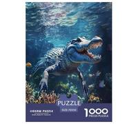Artee con coccodrilli e rettili Adulto Animale 1000 Pezzi Jigsaw Puzzle Per Gioco Familiare Decorazione Interna Unica Gioco Education Regalo Per Amore E Amico Stress Relief 70x50cm/1000pcs