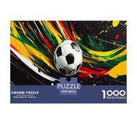 Artee con design calcistico Jigsaw 1000 Pezzi Sport Per Adulti Puzzle Per Gioco Familiare Gioco Education Regalo Per Amore E Amico Decorazione Interna Unica Stress Relief 38x26cm/1000pcs