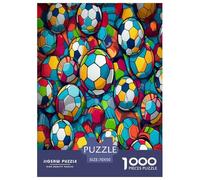 Artee con design calcistico Sport 1000 Pezzi Jigsaw Adulto Puzzle Decorazione Interna Unica Gioco Education Regalo Per Amore E Amico Per Gioco Familiare Stress Relief Toy 70x50cm/1000pcs