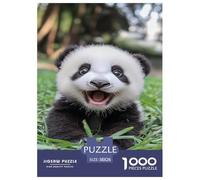 Artee del cucciolo di panda Adulto Jigsaw Puzzle Animale 1000 Pezzi Decorazione Interna Unica Gioco Education Regalo Per Amore E Amico Per Gioco Familiare Stress Relief Toy 38x26cm/1000pcs