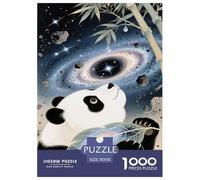 Artee del cucciolo di panda Animale 1000 Pezzi Puzzle Per Adulti Jigsaw Regalo Per Amore E Amico Per Gioco Familiare Decorazione Interna Unica Gioco Education Stress Relief 70x50cm/1000pcs