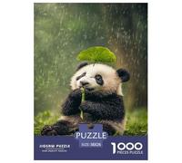 Artee del cucciolo di panda Jigsaw 1000 Pezzi Animale Puzzle Per Adulti Decorazione Interna Unica Regalo Per Amore E Amico Gioco Education Per Gioco Familiare Stress Relief 38x26cm/1000pcs