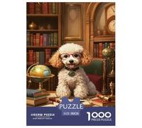 Artee del toelettaggio del barboncino Puzzle 1000 Pezzi Animale Jigsaw Adulto Per Gioco Familiare Gioco Education Regalo Per Amore E Amico Decorazione Interna Unica Stress Relief Toy 38x26cm/1000pcs