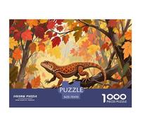 Artee rettile lucertola 1000 Pezzi Animale Jigsaw Adulto Puzzle Decorazione Interna Unica Gioco Education Regalo Per Amore E Amico Per Gioco Familiare Stress Relief 70x50cm/1000pcs