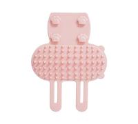 Artefatto di solletico per gatti, tiragraffi d'angolo per gatti da interni, pettine per grattare in silicone per solleticare i gatti, spazzolino da denti da pettine rotondo autopulente, giocattolo per