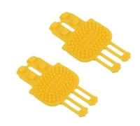 Artefatto solletico per animali domestici, 2 pezzi per auto-toelettatore per gatti, spazzola angolare per gatti, pettine per solletico per animali domestici, raschietto posteriore in silicone,